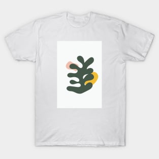 Nordic Abstract Botanical Plant T-Shirt